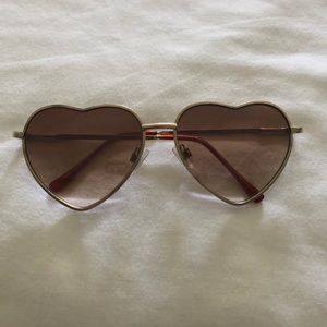 Heart shaped sunglasses